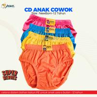 Gambar 6 Pcs CD Anak Laki-Laki Warna Terang & Gelap - Celana Dalam Anak Lelaki Polos Bahan Katun Lembut, Ukuran S, M, L & XL Usia 5-6 Tahun, Nyaman di pakai untuk Anak Cowok Fashion kapas cuci kering cuci dengan air dingin 3-4 tahun sempak - 6 Pcs Terang , S (1-2 Tahun)  dari Daleman Rakyat undefined 4 Tokopedia