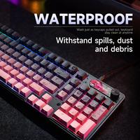 Gambar FURYCUBE IP98 Wired/wireless Mechanical Feel Keyboard 3Mode PBT Side Engraving Gradient Keyboard Full RGB Multi-Function Knob Gaming/Office Keyboard(Garansi 1 tahun) - Grey orange dari FURYCUBE Official Store undefined 3 Tokopedia