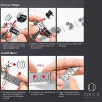 Gambar Alat Pemotong Rantai Tali Jam Tangan Service Servis Pin Remover Watch - 1 dari OVCA Collections undefined 4 Tokopedia