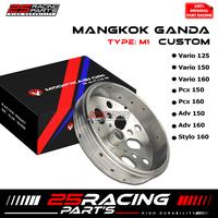 Gambar MANGKOK GANDA KARTEL CUSTOME- MODIFIKASI ORI- VARIO 125- VARIO 150- PCX 150- ADV 150- STYLO- KVB - KARTEL SILANG, VARIO 125- 150 dari 25 Racing Parts_NEW undefined 1 Tokopedia
