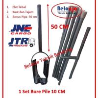 Gambar Paket Bor Pile Manual 10cm Strauss pile manual 4 Inchi bor tanah Bore Pipa Shock Stang Baja Kuat - Pipa 1 Meter dari Belanja Teknik Bandung undefined 1 Tokopedia