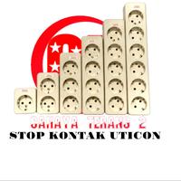 Gambar Stop kontak Arde Uticon 1-6 Lubang/Terminal Kuningan/Colokan Listrik Tanpa Kabel ( Per 1 Pcs) - 1 Lubang dari cahaya terang2 undefined 1 Tokopedia