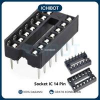 Gambar Socket IC 14 Pin 14P 14Pin IC Socket Connector dari ichibot undefined 1 Tokopedia