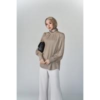 Gambar New Duha Blouse • Corliss Tencel Comfort Top sol dari Ajwaashop undefined 3 Tokopedia