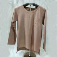 Gambar KAOS ATASAN WANITA LENGAN PANJANG GROSIR MURAH vneck kaospolos Baju Hijau Coklat Merah Abu Nyaman Pink Putih Spandex Stretch - KUNING MUSTARD dari pink valencia undefined 5 Tokopedia