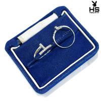Gambar Cincin perak asli silver 925 Lapis emas model permata - Perhiasan wanita kekinian - perak asli ada surat - size 11 dari Happy.silver undefined 2 Tokopedia