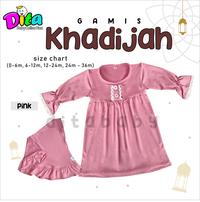 Gambar (BONUS HIJAB) Gamis Khadijah Gamis Anak Polos  Busana Gamis Muslim Anak Bayi Perempuan gamis Bayigamis anak baju gamis bayi Gamis lebaran Dress Gamis Newborn bayi Gamis bayi perempuan newborn hijab Syari Katun Panjang Setelan - PINK, XS = 0-6 bulan dari ditababyshop undefined 4 Tokopedia