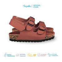 Gambar Syalu Sandal Anak Usia 1-2 Tahun CHT4 Coklat Bayi Kaki lucu Perempuan Laki-Laki sepatu  sandal - cokelat, 22 (13,0 CM) dari syalu undefined 1 Tokopedia