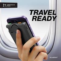 Gambar IT 2 in 1 Magnetic Wireless WPB31 10.000 mAh - Black dari IT Official Store undefined 2 Tokopedia