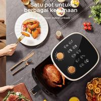 Gambar HAN RIVER AIR FRYER HRAF02 ALAT MENGGORENG LISTRIK TANPA MINYAK 8L Mesin Peralatan - BEIGE dari Pilea Luxury Store undefined 5 Tokopedia