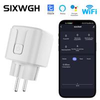 Gambar SIXWGH Smart Home Socket WiFi 16A EU/FR Plug Outlet Cozylife Remote Control Timer Power Monitor Support Voice Google Home Alexa dari Inahh ajijahh jariatun undefined 3 Tokopedia