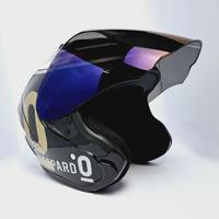 Gambar Helm MLA HAKAI Leopard gorilla grey Motif - Terbaru (SNI) - Putih - Kaca Blue dan Kaca Silver -  Dewasa Pria dan Wanita Bisa COD Helm Rekomendasi Sunmori Motorcycle - HITAM DOF, KACA HITAM dari Distributor Helmet undefined 5 Tokopedia