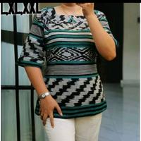 Gambar BLUS TENUN ETNIK MOTIF PREMIUM SALUR Atasan Baju Wanita - Code E, S dari Syila Etnik Tenun undefined 4 Tokopedia