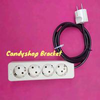 Gambar Terminal Listrik Lubang 2 3 4 5 Kabel - Pilihan Ukuran Panjang Kabel 1 2 3 4 5 M - 2 lubang, 1 meter dari Candyshop Bracket undefined 3 Tokopedia