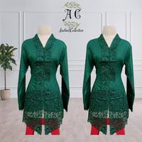 Gambar Andini Collection Kebaya Bordir Senada Motif Kerancang Solo Hitam Panjang Pesta Mewah Katun Jepang Toyobo Cantik & Elegan - Dress, Kain, Wanita, Atasan - Kuning, 5L, Atasan saja dari Andini1 collection undefined 2 Tokopedia