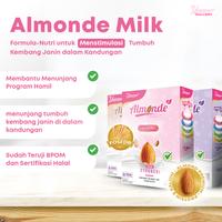 Gambar YUMMYS ALMONDE Kemasan BOX Susu Almond Penunjang Program Ibu Hamil sampai TM 2 Mengurangi Mual - COKELAT dari rainerr.id undefined 4 Tokopedia