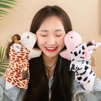 Gambar Boneka Tangan Anak Karakter Binatang Plush Dolls Animal Monkey Giraffe Cow Lion Handpuppet Mulut Bergerak Untuk Dongeng - Monyet dari Dicentra undefined 5 Tokopedia