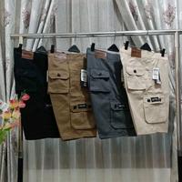 Gambar BIG SIZE [ 27 - 38 ] Celana Cargo Pendek Pria Original Army Loreng Ufc Venum Mma Pantai Gym Cream Katun Polos Nyaman - HITAM, 27/28 dari B.B.C STORE undefined 4 Tokopedia