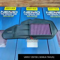 Gambar Filter Udara Nemo Vario 125 /150 New Nmax 155 Neo Turbo / New Aerox 155 / Lexi / PCX ADV VARIO STYLO 160 / BEAT / SCOOPY NEW / GENIO / Original Nemo / Fazzio / Grand Filano Cover Hawa Saringan 2024 2023 2022 2021 2020 Nmax Neo Nvx - Beat New - Beat New / Scoopy New / Genio dari HORE MARKET_NEW undefined 4 Tokopedia