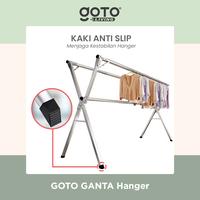 Gambar Goto [COD] Ganta Tiang Jemuran Hanger Baju Pakaian Handuk Lipat Portable - 1.6M dari Goto Living undefined 5 Tokopedia