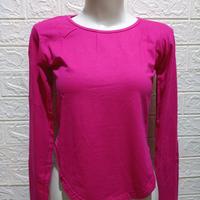 Gambar oval MURAH NAMPOL!! Square Neck Long Sleeve Shirt Blouse 100 Ribu Dapet 3 pcs | Atasan Wanita Tangan Panjang Spandex Rayon Melar Kaos Polos Basic Baju Pendek baju crop lengan Maroon Top Garis Navy - Hitam, S dari IYA FASHION undefined 3 Tokopedia