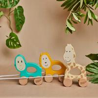 Gambar Matchstick Monkey Playtime Pull Along Animal - Mainan Kayu Dorong Anak dari PT SHAMPO SUNSIL TERRBARU undefined 4 Tokopedia