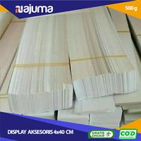 Gambar Kar Panjang 4x40 cm / Kertas Label / Karton Untuk Display Aksesoris (1/2 kg) - 4CM dari GoSerba ID_NEW undefined 1 Tokopedia