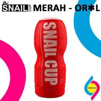 Gambar SICEPAT SNAIL CUP ALAT BANTU SEKSUAL MAINAN PRIA TENGA FLESHLIGHT ONACUP PRODUK PREMIUM - Merah dari ariefv undefined 2 Tokopedia