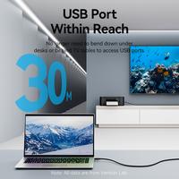 Gambar Vention Kabel Perpanjangan Extension USB A 2.0 Male to Female with Type C Power Supply dari Vention Authorized Store undefined 5 Tokopedia