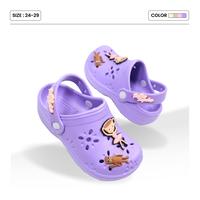 Gambar Sandal Bakpao Anak Cewek 2532K-1 Tung-tung Sahur Anomali Lucu Bahan Jelly Full Ringan - Khaki, 24/25 dari ONIKEO undefined 5 Tokopedia