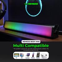 Gambar Speaker Bluetooth Portable Nemesis BESH X100-Soundbar dari NEMESIS Official undefined 3 Tokopedia