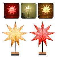 Gambar Hollow Out Nine Pointed Star Light Paper Lampshade Stars Lantern LED dari Babakry undefined 2 Tokopedia