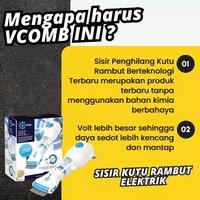 Gambar V-Comb Sisir Kutu Rambut Elektrik Efektif Menghilangkan Kutu Rambut Manusia dan Hewan Secara Cepat dan Aman Berteknologi Canggih Solusi Penghilang Kutu Rambut dari Mega Grosir & Retail undefined 5 Tokopedia