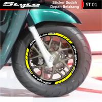 Gambar STICKER CUTTING LIST VELG HONDA STYLO 160 (ST01) - KUNING PUTIH dari HM CUTTING STICKER undefined 3 Tokopedia