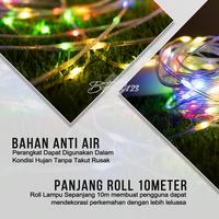 Gambar Lampu Hias Camping Tenda LED 250 Lumens Baterai Charge USB Type C Panjang Roll 10 Meter Hook Gantung Magnet dari Bfs123 undefined 3 Tokopedia