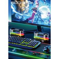 Gambar Speaker Bluetooth Soonbox S302 Led Rgb Music Bass Spiker Portable Speker Wireless dari SHARK SELLER undefined 4 Tokopedia