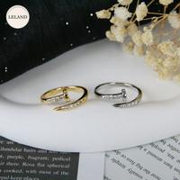Gambar LELAND Anti Karat Emas Pucat Wanita Titanium Cincin Titanium Asli Pasangan Emas Perak Dewasa Aksesoris Logam Korea Cincin Titanium Wanita Aksesoris Berlian Sederhana Fashion Korea - emas dari LELAND- undefined 3 Tokopedia
