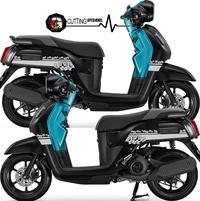 Gambar CUTTING STICKER UNTUK MOTOR YAMAHA FAZZIO/607A/SETIKER BUNGA ANGGREK/STRIPING MOTOR/STIKER MOTOR - putih , biasa  dari Alg cutting stiker undefined 5 Tokopedia