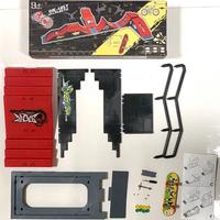 Gambar Fingerboard Skateboard Arena Mini Skatepark Board Game Untuk Anak Dengan Track Ramp Mainan Skateboard Jari Mini Dan Alat Peraga Model Kombinasi Tempat Profesional - merah-D dari nurmilah gallery idn undefined 2 Tokopedia
