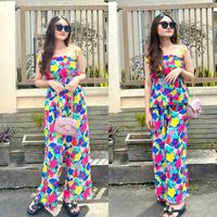 Gambar ￼Fuji One Set Rayon Premium Setelan Celana Panjang Atasan kutung  Wanita Motif dari ALFAZZASTORE.99 undefined 3 Tokopedia