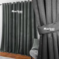Gambar Markas Gorden Gorden Polos Embos Smokering 12 Lubang Korden Katun Bunga Kain Tali - Curtain Lebar 115 cm x Tinggi 100 Cm RING 10 Hijau Elegant - Abu Muda, L 115 x T 100 dari Markas Gorden undefined 3 Tokopedia