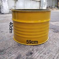 Gambar drum sampah/tong buat tanaman /bakar sampah - Hitam dari TOKO BARUSIRUN'S undefined 1 Tokopedia