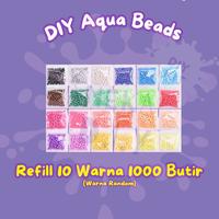 Gambar Aqua Beads Water Mist Beads DIY KIT SET / Magic Beads / Aqua Beads Mainan Anak Kerajinan Tangan, Kreatif, Set Puzzle Manik, DIY Beads Set/Edukasi Anak - Refill 10 Warna dari anekadiy undefined 5 Tokopedia