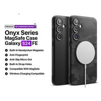 Gambar Case Samsung Galaxy S24 FE S24FE RINGKE Onyx MagSafe Magnetic Ultra Slim Silicone Soft Case Wireless Charging Compatible Military Grade Drop Protection Strap Hole Protective Casing Cover - Camo Black dari Supcase Official ID undefined 3 Tokopedia