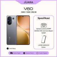Gambar [NEW LAUNCH BUY 1 GET 6] Vivo V60 (12+12/256GB) 50MP OIS ZEISS Camera Telephoto Sensor Sony IMX882, Chipset Snapdragon 7 Gen 4, Baterai 6000mAh Blue Volt+90W Flash Charge, Perlindungan IP68+IP69, AI Four-Season, 15 Funtouch OS, HP Terbaik 2025 - Festive Purple, Giftbox (CASE+VIP CARD+TWS)+PB+TUMBLER+HEADPHONE dari Juara Tech Store undefined 4 Tokopedia