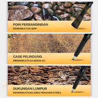 Gambar Tracking Pole Lipat Tongkat Gunung Trekking  Hiking Dapat Diatur Sesuka Hati Tongkat Mendaki - Hitam dari Trilodhayastore undefined 5 Tokopedia