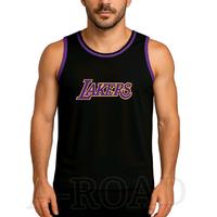 Gambar jersey basket singlet olahraga lekbong volly rompi latihan kaos voli baju sport running training jogging running sepakbola bola futsal bulutangkis badminton - lakers, M dari A-ROAD undefined 2 Tokopedia