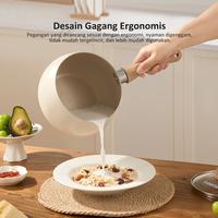 Gambar [MASIH NGEKOST] freemir Paket Hemat Wajan 20/20/18/cm Wajan Anti Lengket Semi Presto Tutup Kaca Masak Lebaran Penggorengan PFOA Free dari freemir Jabodetabek undefined 2 Tokopedia