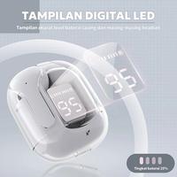 Gambar [3 GRATIS] KY8 MINI Transparan Earphone, 5 Warna, Suara Stereo Level HiFi, Earphone Nirkabel Bluetooth, Layar Digital LED, Kontrol Sentuh, Headset Peredam Bising, Mikrofon Internal - Hitam dari KY TECH INDONESIA undefined 5 Tokopedia
