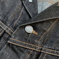 Gambar Black Black Denim 2000s Fittz Japanese Boxy Cut Denim Jeans Outer Jacket - Unisex - L dari 2000Tribe undefined 3 Tokopedia